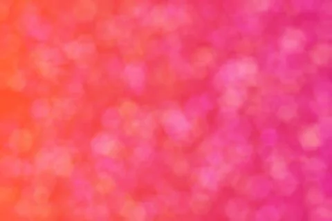 Abstract background with gradient from orange to pink and hexagon shaped rand Stock Photos