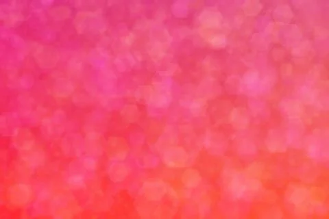 Abstract background with gradient from orange to pink and hexagon shaped rand Stock Photos