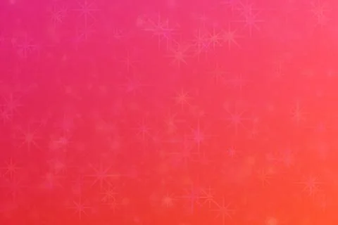 Abstract background with gradient from orange to pink and star shaped random  Stock Photos