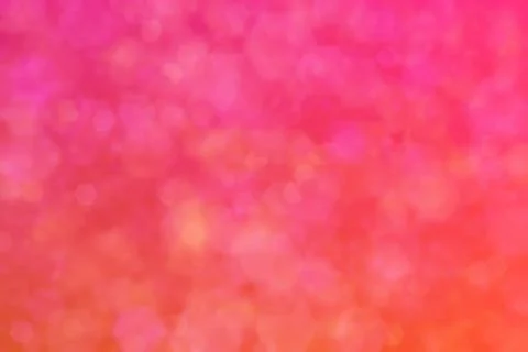 Abstract background with gradient from orange to pink and hexagon shaped rand Stock Photos