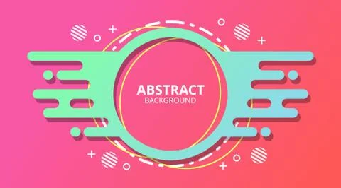 Abstract background with gradient shape modern design Illustrazione stock