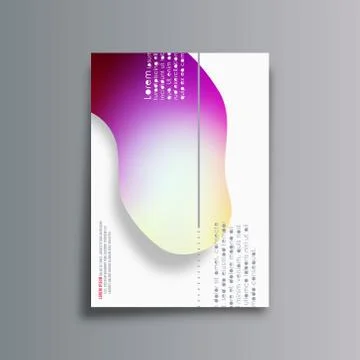 Abstract background with gradient shapes for the banner, flyer, poster, broch Stock Illustration