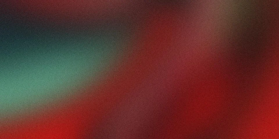 Abstract background Gradient Texture Blends Red, Teal, and Black Stock Photos