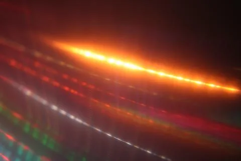 Abstract background with gradual rhythmic light threads Illustrazione stock