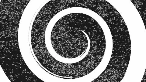 Abstract background grain effect television spiral Stock Illustration