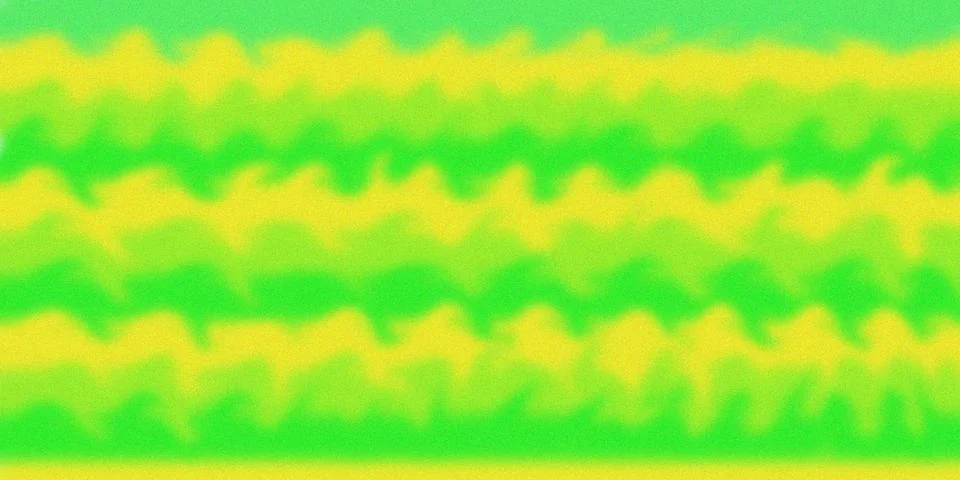 Abstract background with grainy horizontal wavy lines in vibrant lime green.. Stock Illustration