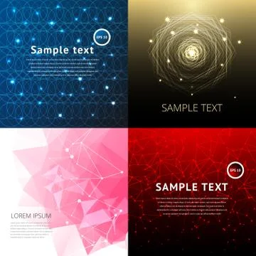Abstract background graphic digital line colorful modern art geometric wave Stock Illustration