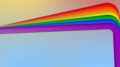 Abstract background of graphic elements - frames in rainbow colors 스톡 일러스트