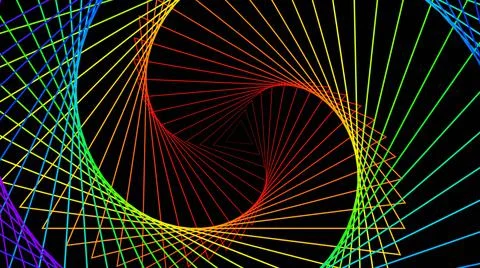 Abstract background of graphic elements - triangle after rotation Stock Illustration