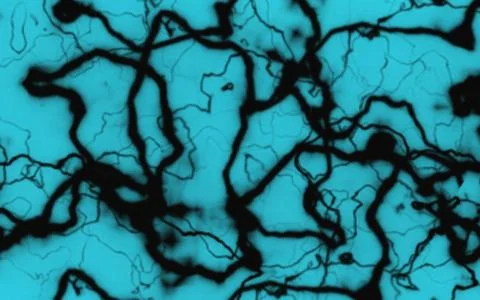 Abstract background graphic in light blue and black Stock Illustration