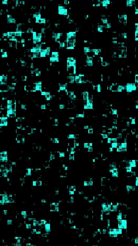 Abstract background graphics update blurred grayscale pixel coordinates ove.. Stock Footage 345962233