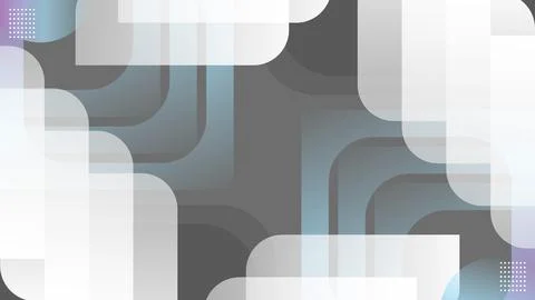 Abstract Background Gray Modern Geometric Rounded Rectangle Overlap.Vector .. Stock Illustration
