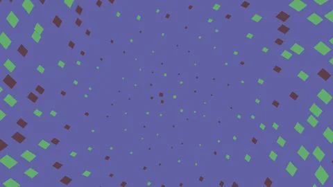 Abstract background with green and brown diamond shapes Stock Illustration
