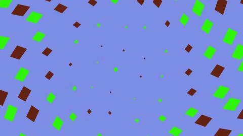Abstract background with green and brown diamond shapes Stock Illustration