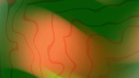 Abstract background with green and orange hues and lines Stock Footage 290295949