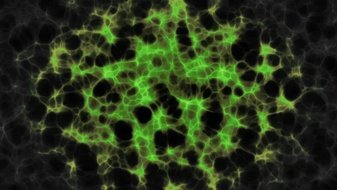 Abstract Background in Green and Yellow Stock Footage 87323136