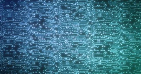 Abstract background of green computer circuit boards digital hi-tech futuri.. Stock Illustration