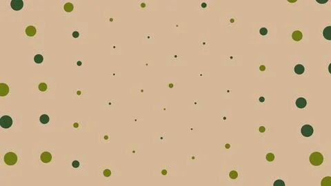 Abstract background with green dots on beige surface Stock Illustration