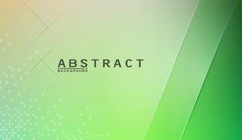 Abstract background with green gradient vector illustration and modern shapes 스톡 일러스트