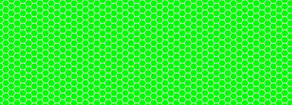 Abstract background of green hexagons Stock Illustration