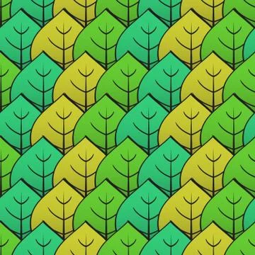 Abstract background with green leaf Stock Illustration