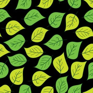 Abstract background of green leaf Stock Illustration