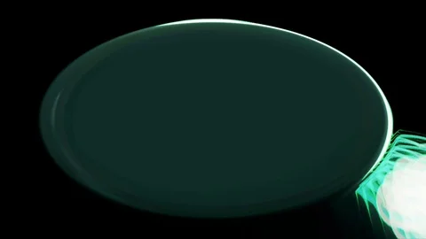 Abstract background green light frame slow motion Stock Footage 128976275