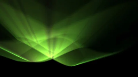 Abstract background of green light waves - seamless loop (FULL HD) Video stock 37111123