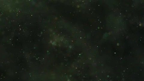 Abstract Background Green Liquid Clouds of Glitter Stock Footage 76586930