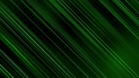 Abstract background with green oblique lines with glow Video stock 203908424