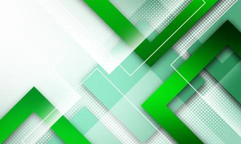 Abstract background with green squares Stock Illustration