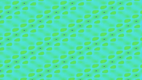 Abstract background with green teardrops and black dots on light blue Stock Footage 328912946