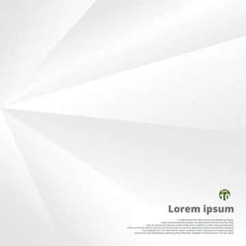 Abstract background of grey and white triangle shape background with gradient Stock Illustration