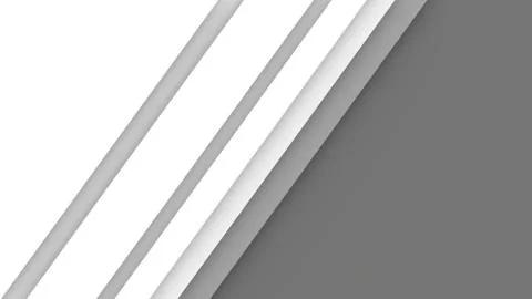 Abstract background with grey and white color paper cut shapes. Stock Illustration