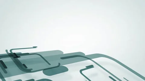 Abstract background with grey blue lines and squares, loop Stock Footage 48961576