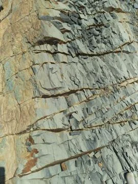 Abstract background grey Sandstone, stone grey surface, cracks, wrinkles, spl Stock Photos