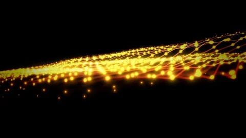 Abstract Background With Grid And Dots Stock Footage 104048038