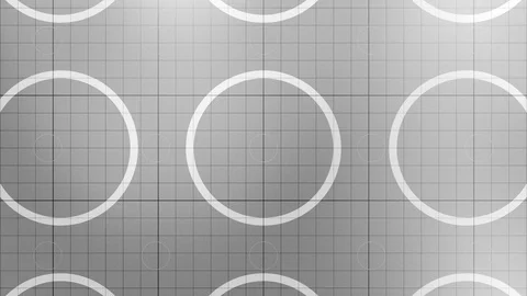 Abstract Background Grid With Circles Version A 6 Video stock 106950465
