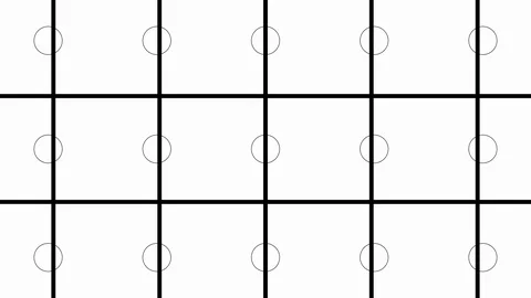 Abstract Background Grid With Circles Version A 1 Stock Footage 107000926