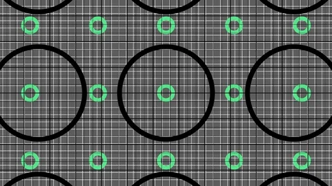 Abstract Background Grid With Circles Version A 5 Stock Footage 107004717