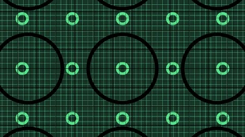 Abstract Background Grid With Circles Version A 14 Stock-Footage 107009144