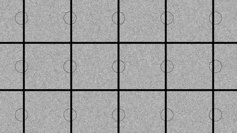 Abstract Background Grid With Circles Version A 17 Video stock 107011413