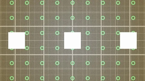 Abstract Background Grid With Circles Version B15 Stock Footage 107274268