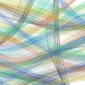 Abstract background with a grid of lines and waves in different colors Stock Photos