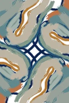 An abstract background with a grid structure in the center of the composition Stock Illustration
