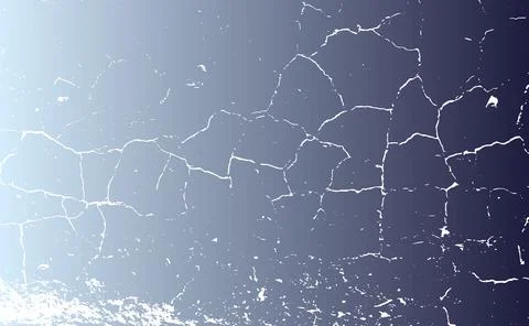 Abstract background with grunge cracks effect on purple gradient backbround Stock Illustration