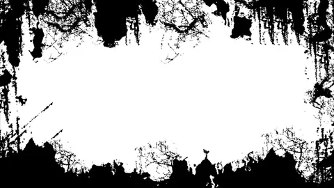 Abstract background with grunge frame texture. Digital illustration backdrop Stock Footage 84373813