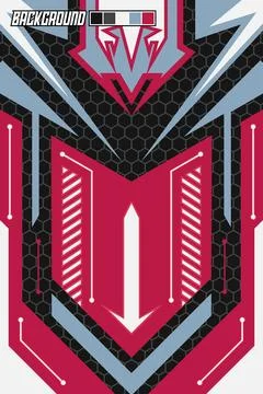 Abstract background with grunge pattern, ready to print, sublimation design #6 Stock Illustration