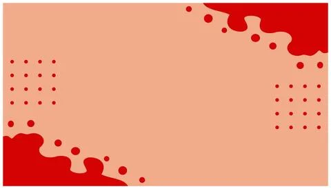 Abstract background with halftone dots in red colors. Vector illustration Stock Illustration