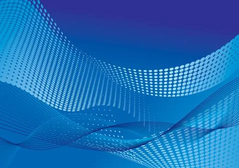 Abstract background with halftone effect Stock Illustration